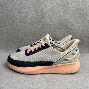 Kizik Shoes Womens 11 Wide Athens White & Pink Step in Comfort Recovery Sneakers